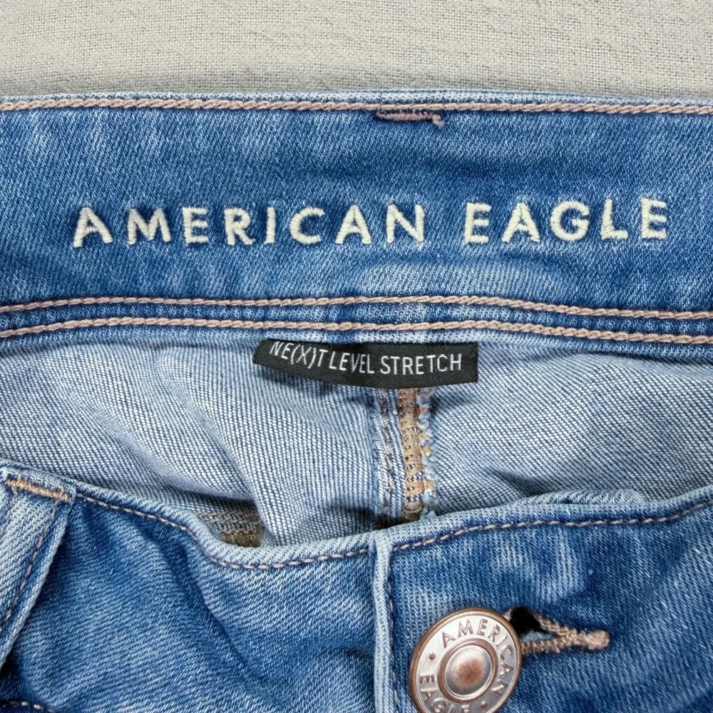 American Eagle Womens Kick Boot Regular Blue Ne(x)t Level Stretch Jeans 14